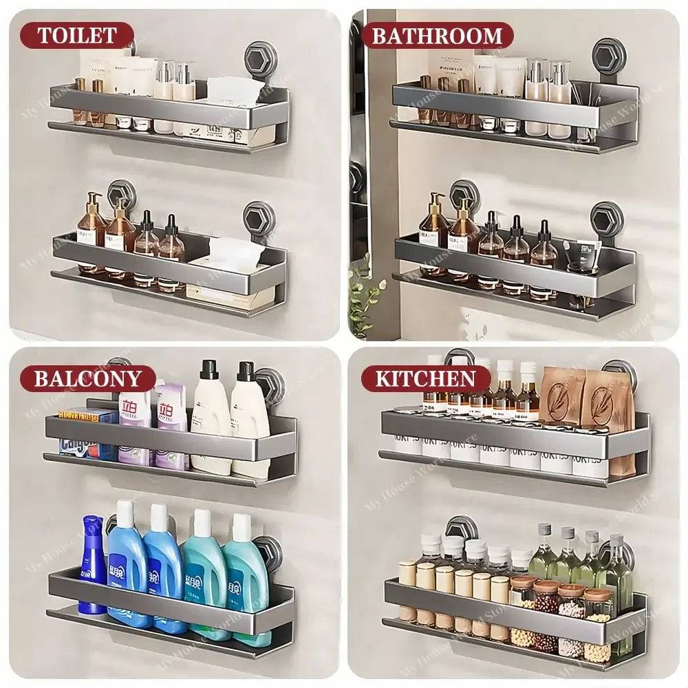 Especiero de pared con ventosas para cocina
