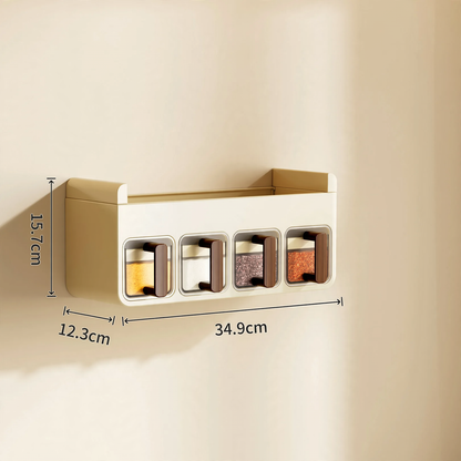 Especiero de pared de plástico multinivel