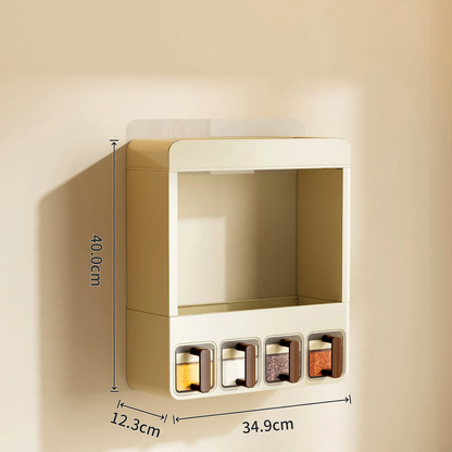 Especiero de pared de plástico multinivel