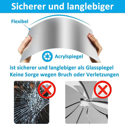 Espejo Ultra-Flexible - Seguro y a Prueba de Roturas