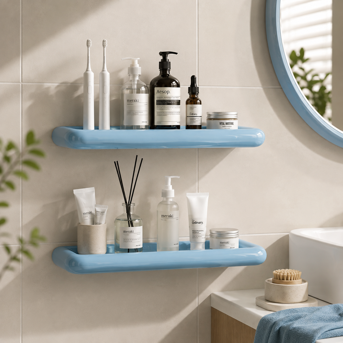 Estante de almacenamiento para baño