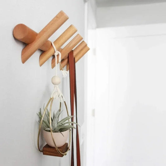 Estante de Pared Maeve | Organizador de Roble Sólido