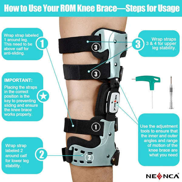 Férula Descompresiva KneeCare Pro OA Soporte Medial y Lateral