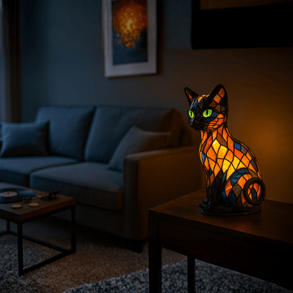FELILUX – Lámpara Nocturna LED para Gatos Juguetona con Suave Brillo Ambiental