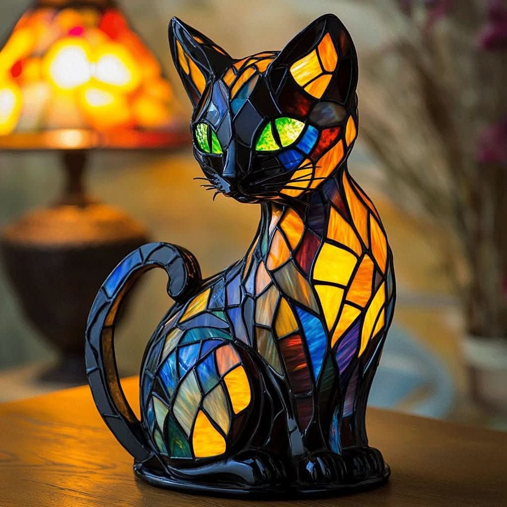 FELILUX – Lámpara Nocturna LED para Gatos Juguetona con Suave Brillo Ambiental