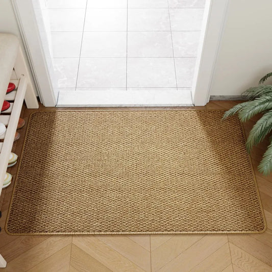 Felpudo Exterior de Yute Sintético | Alfombra de Entrada Duradera