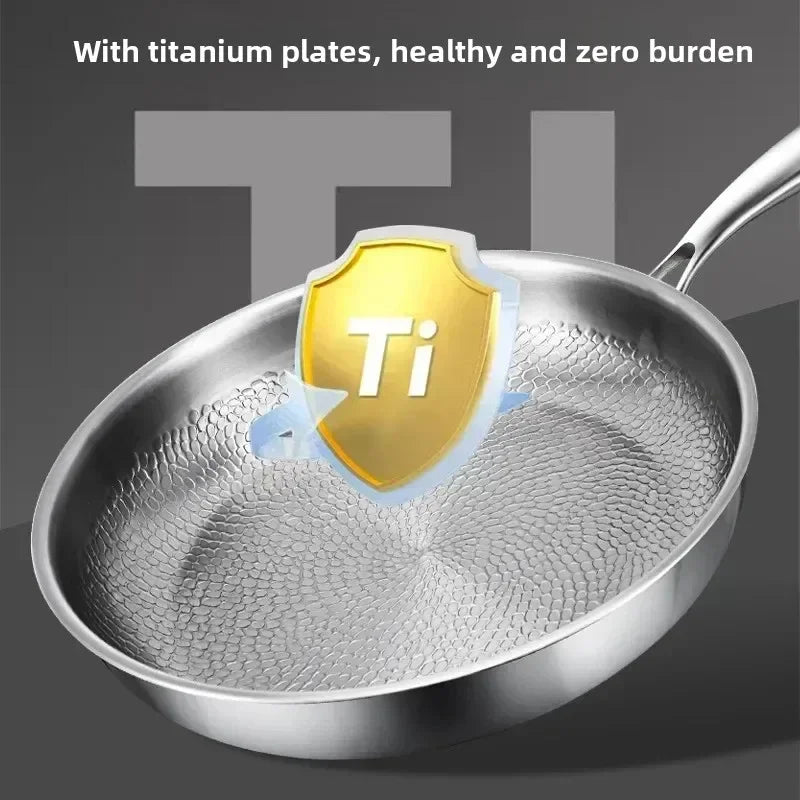 FORGEON – Sartén Antiadherente de Titanio Martillado para Cocinas de Inducción y Cocina Diaria