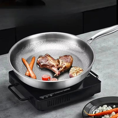 FORGEON – Sartén Antiadherente de Titanio Martillado para Cocinas de Inducción y Cocina Diaria