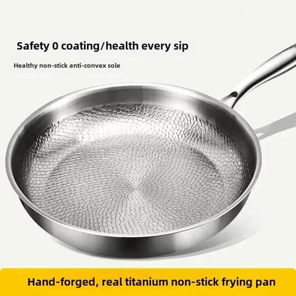 FORGEON – Sartén Antiadherente de Titanio Martillado para Cocinas de Inducción y Cocina Diaria