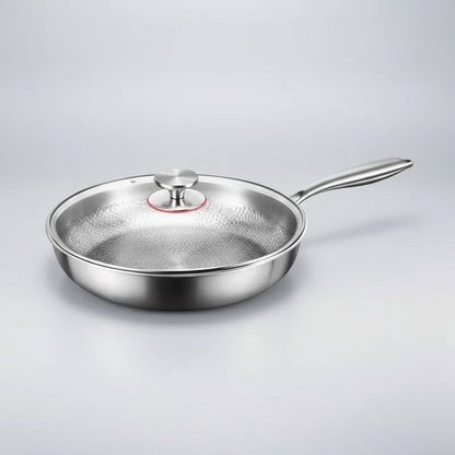 FORGEON – Sartén Antiadherente de Titanio Martillado para Cocinas de Inducción y Cocina Diaria