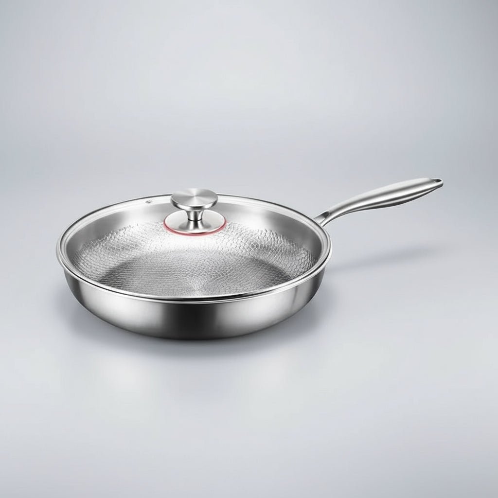FORGEON – Sartén Antiadherente de Titanio Martillado para Cocinas de Inducción y Cocina Diaria