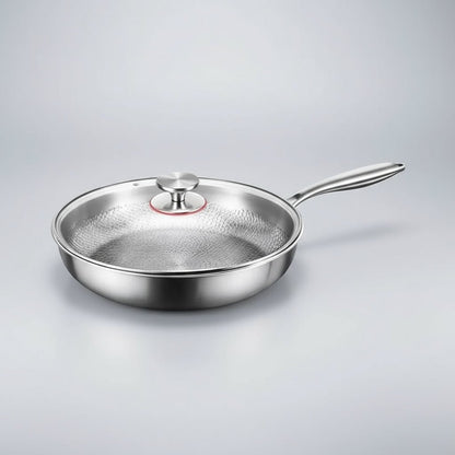 FORGEON – Sartén Antiadherente de Titanio Martillado para Cocinas de Inducción y Cocina Diaria