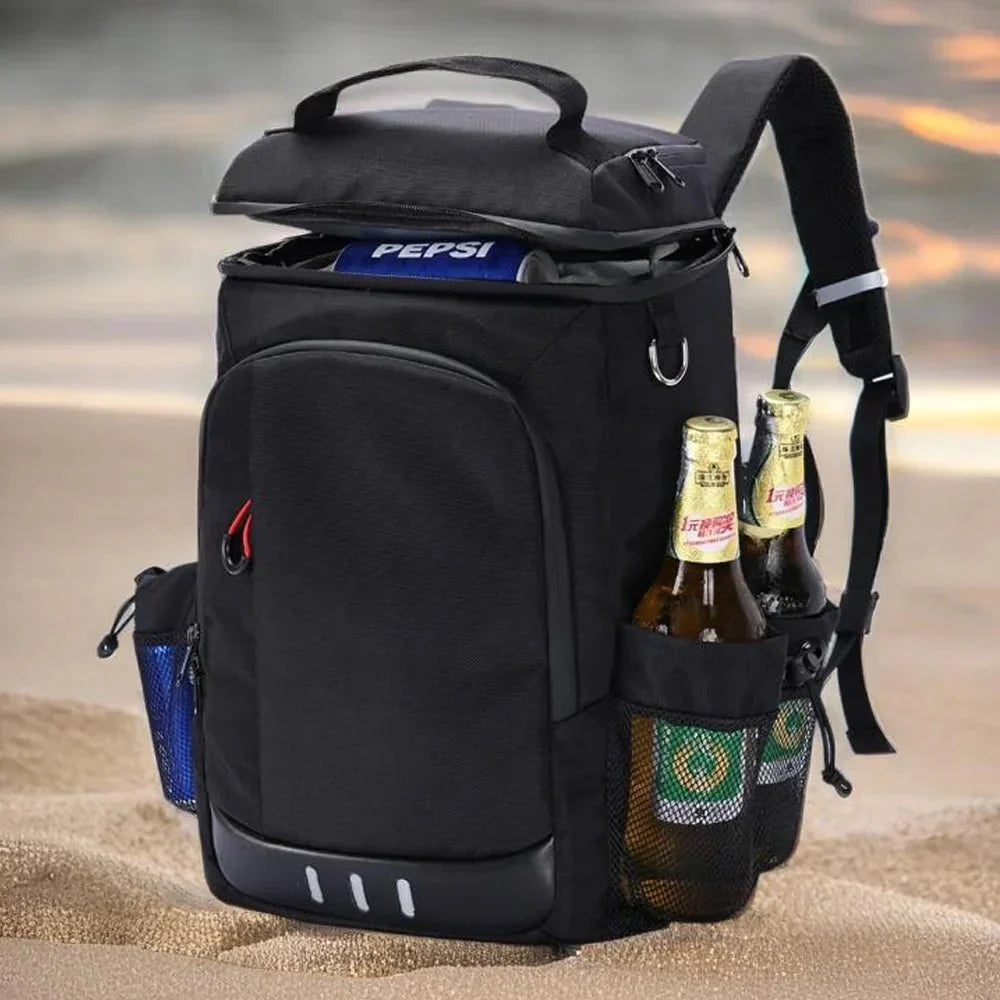 FRESHPACK – Mochila enfriadora duradera con abridor de botellas para viajes y camping