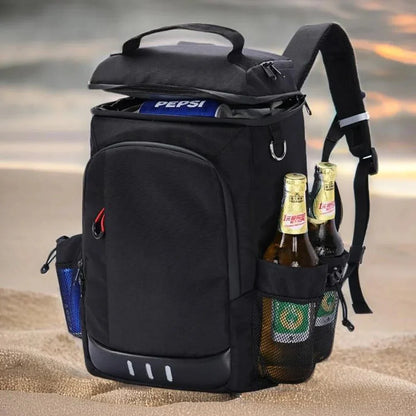 FRESHPACK – Mochila enfriadora duradera con abridor de botellas para viajes y camping
