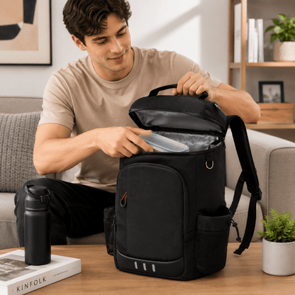 FRESHPACK – Mochila enfriadora duradera con abridor de botellas para viajes y camping
