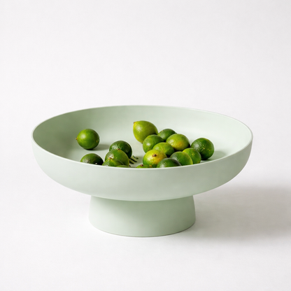 Frutero contemporáneo con pedestal — Base elevada e interior amplio