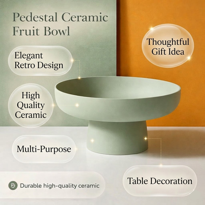 Frutero contemporáneo con pedestal — Base elevada e interior amplio