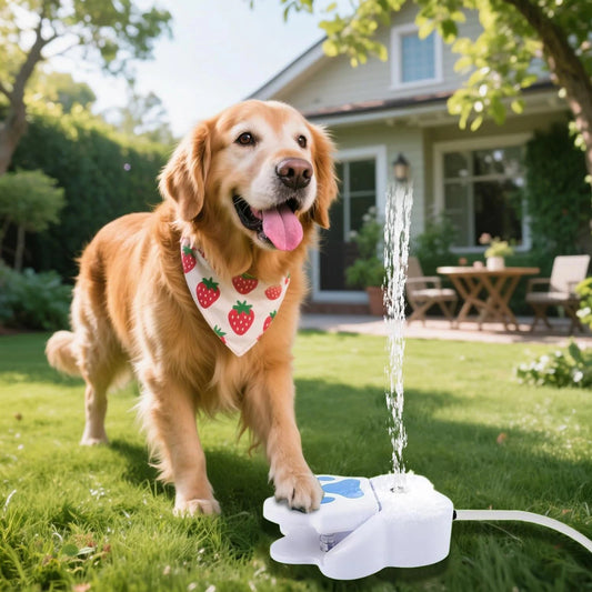 Fuente de Agua con Huella - Fuente para Perros - Image 1