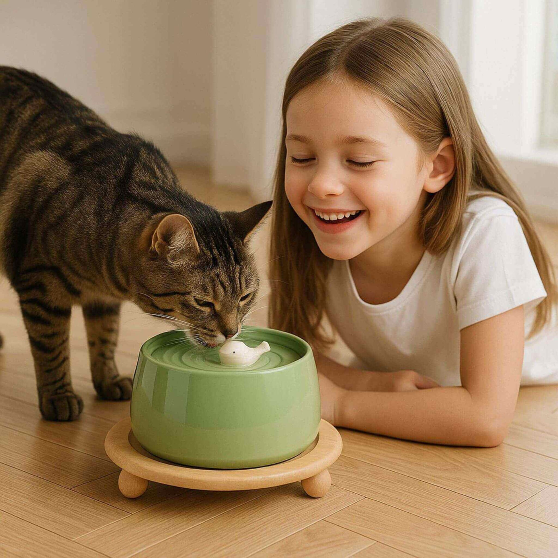 FUENTE DE AGUA DE CERÁMICA PARA GATOS | AquaCeramic