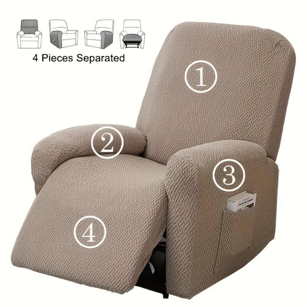 Funda Ajustada para Sillón Reclinable Juno con Bolsillo Suave