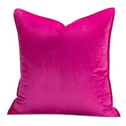 Funda de Almohada de Terciopelo de Lujo Europeo