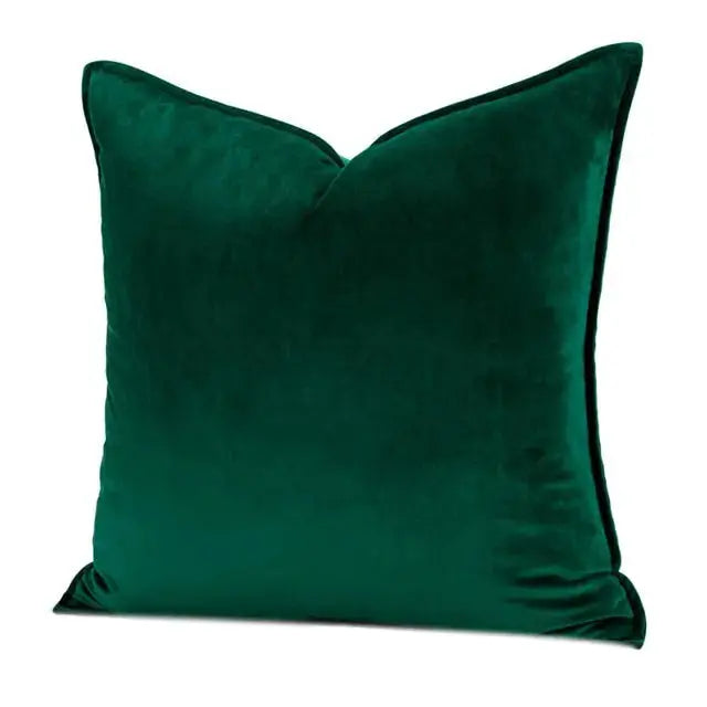 Funda de Almohada de Terciopelo de Lujo Europeo