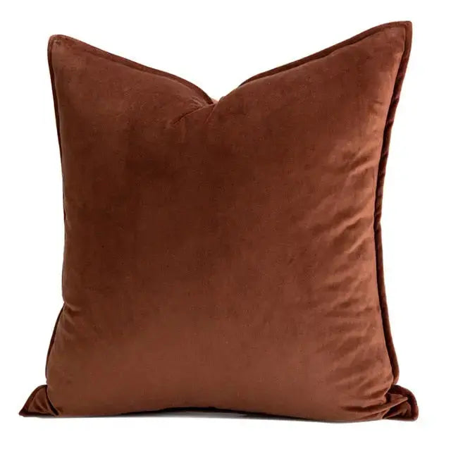 Funda de Almohada de Terciopelo de Lujo Europeo