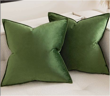 Funda de Almohada de Terciopelo de Lujo Europeo