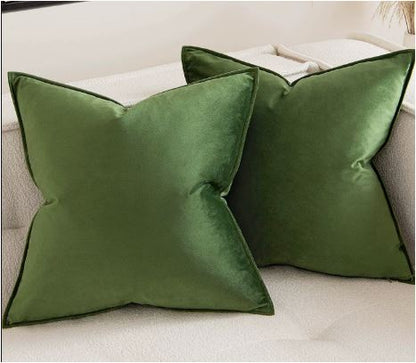 Funda de Almohada de Terciopelo de Lujo Europeo