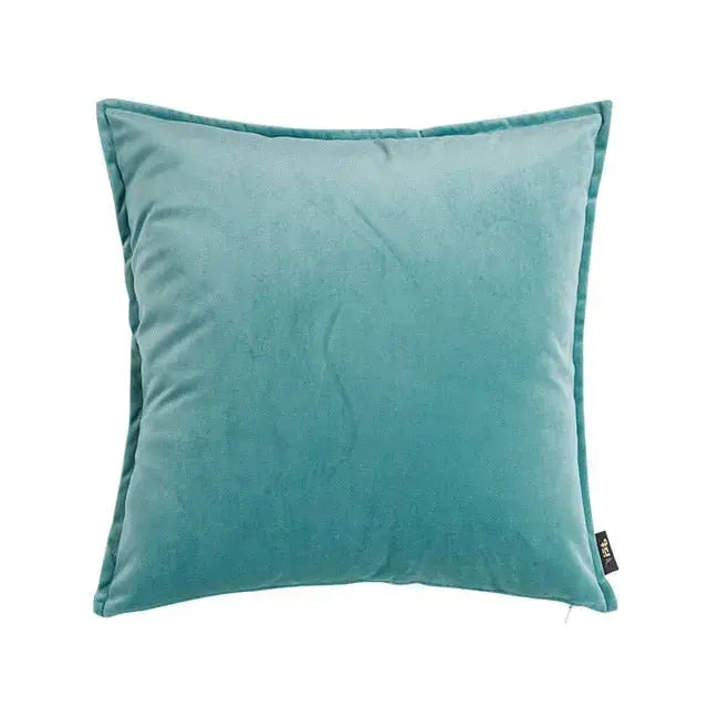 Funda de Almohada de Terciopelo de Lujo Europeo