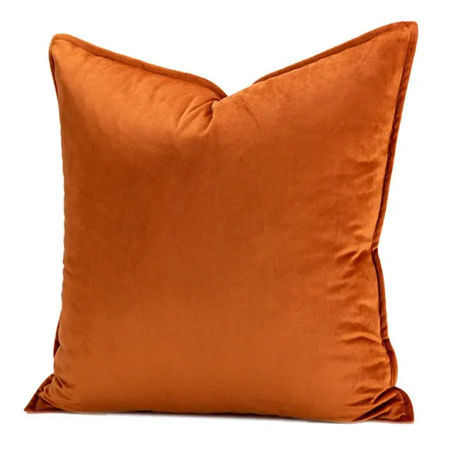 Funda de Almohada de Terciopelo de Lujo Europeo