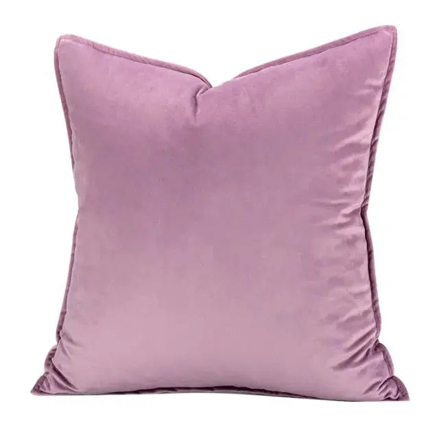 Funda de Almohada de Terciopelo de Lujo Europeo