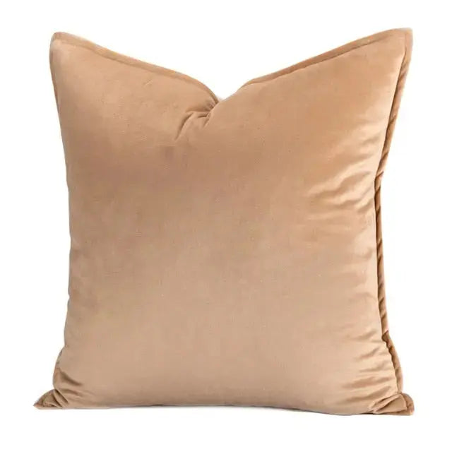 Funda de Almohada de Terciopelo de Lujo Europeo