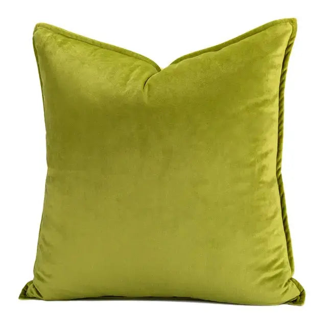 Funda de Almohada de Terciopelo de Lujo Europeo
