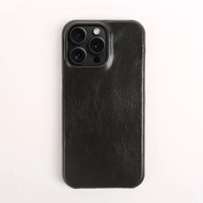 Funda de Cuero Crownline para iPhone en Piel de Vaca Auténtica Hecha a Mano