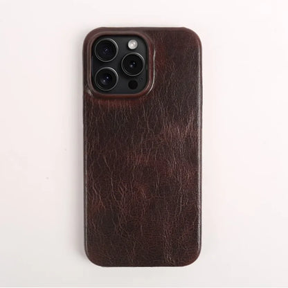 Funda de Cuero Crownline para iPhone en Piel de Vaca Auténtica Hecha a Mano