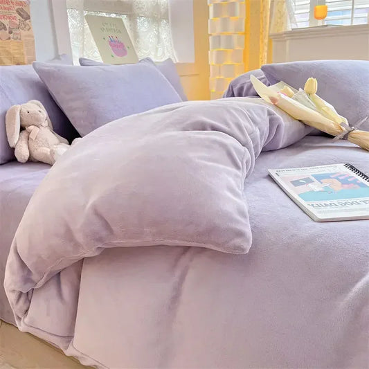 Funda de Edredón de Franela de Forro Polar Verdict - CozyCover