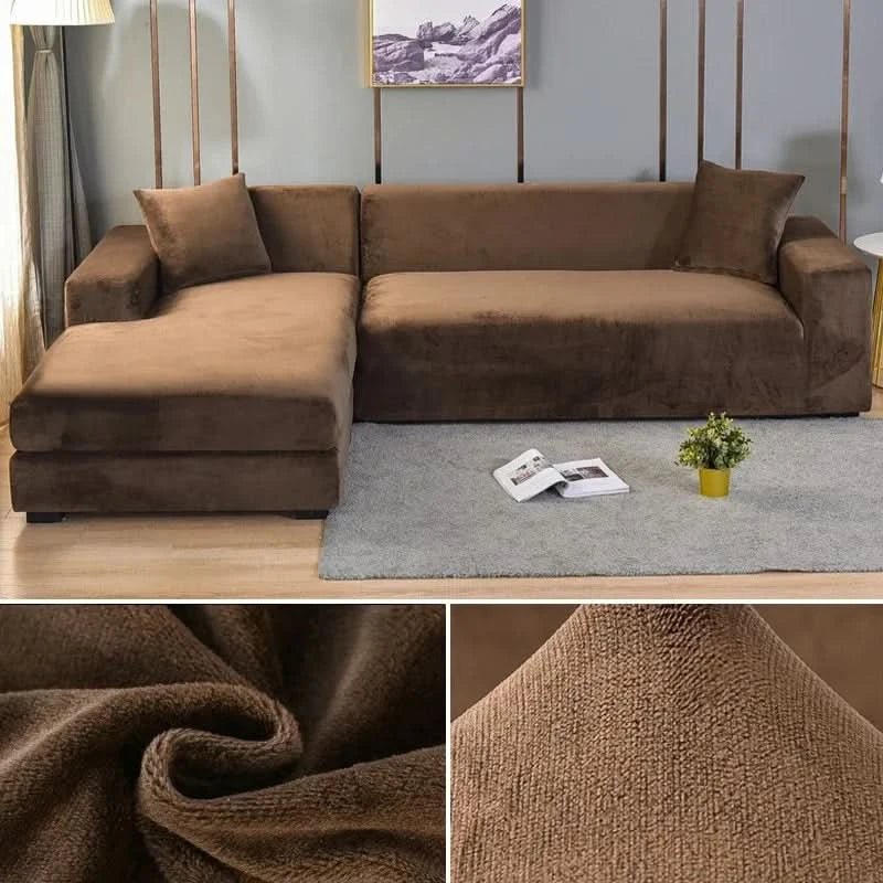 Funda de sofá elástica y lujosa para cualquier salón