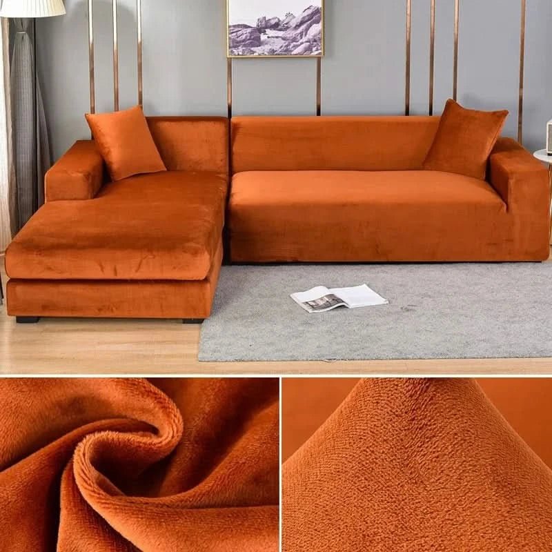 Funda de sofá elástica y lujosa para cualquier salón