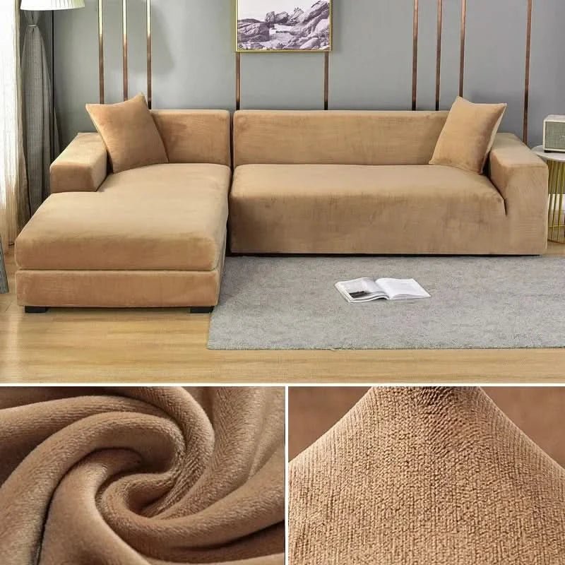 Funda de sofá elástica y lujosa para cualquier salón
