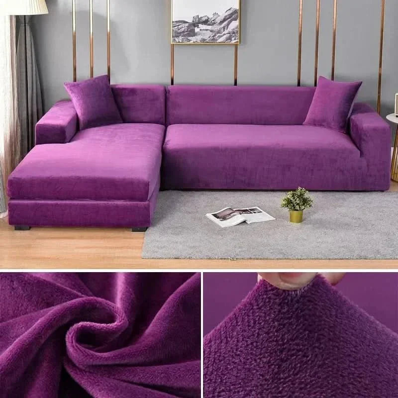 Funda de sofá elástica y lujosa para cualquier salón