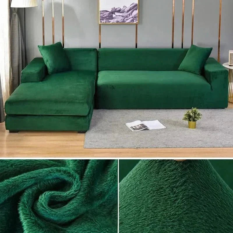 Funda de sofá elástica y lujosa para cualquier salón