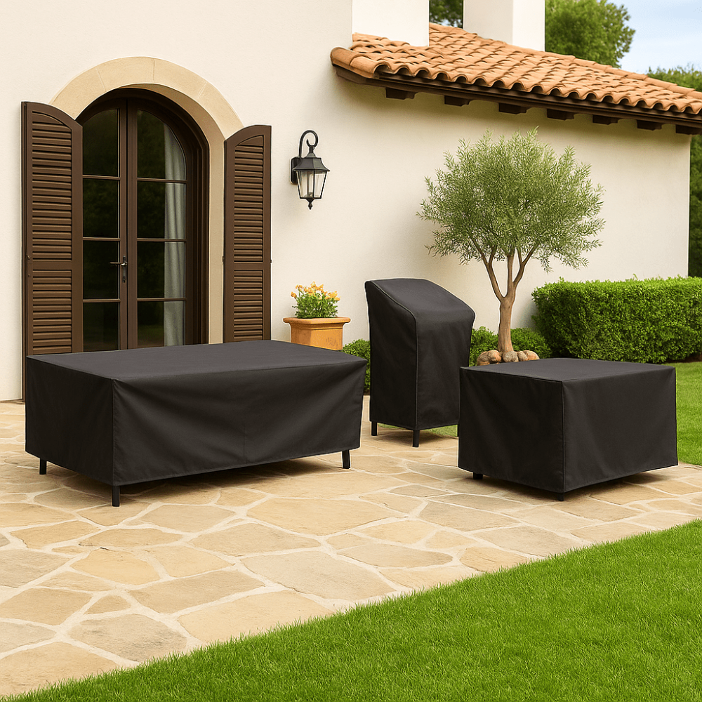 Funda impermeable para muebles de jardín con protección contra la intemperie – Uso versátil en exteriores
