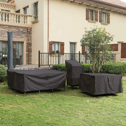 Funda impermeable de poliéster para muebles de jardín