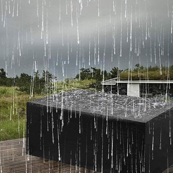 Funda impermeable de poliéster para muebles de jardín