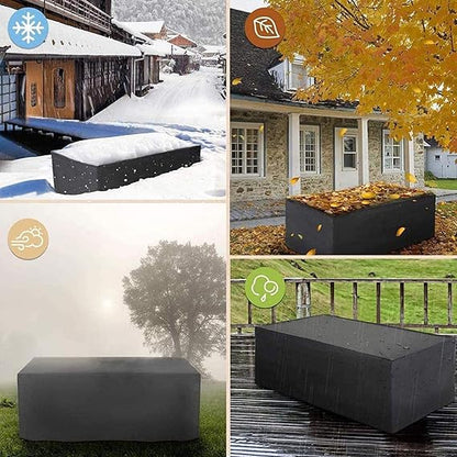 Funda impermeable de poliéster para muebles de jardín