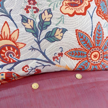Fundas de Almohada Boho Floral Rústicas | Juego de 2 piezas