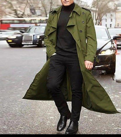 Gabardina casual y moderna para hombre