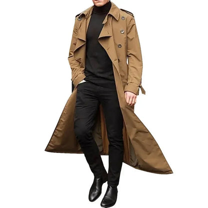 Gabardina casual y moderna para hombre