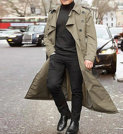 Gabardina casual y moderna para hombre